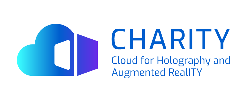 Logo Charity Cloud for Holography and Augmented RealITY.