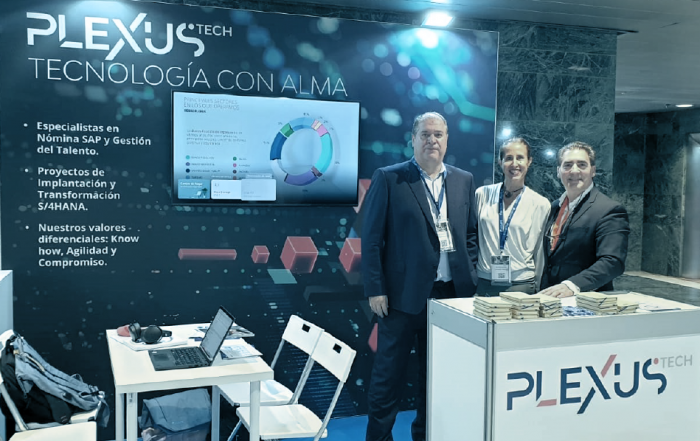 Como patrocinadores del XIX Fórum Ausape, Plexus Tech contó con un stand propio desde el que pudo acercar sus soluciones de innovación con SAP.