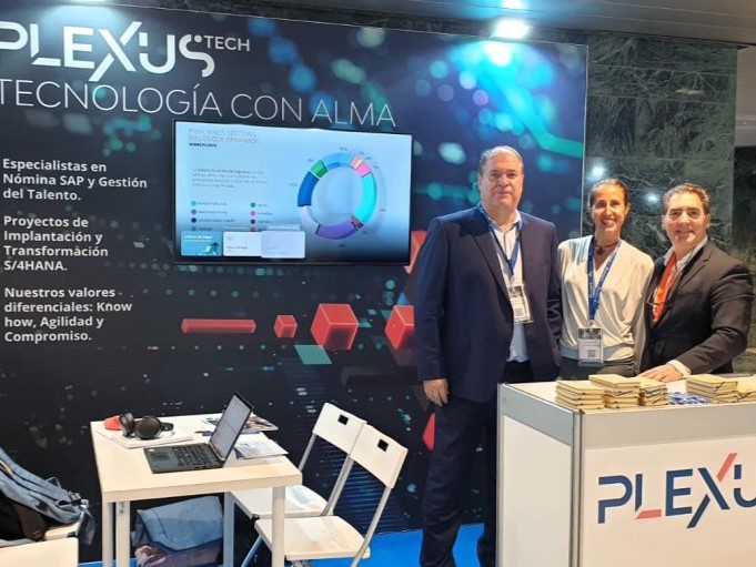 Como patrocinadores del XIX Fórum Ausape, Plexus Tech contó con un stand propio desde el que pudo acercar sus soluciones de innovación con SAP.